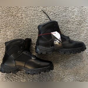 Rocky Alpha Force Men's Black Tactical Waterproof Work Boots Size 11.5W